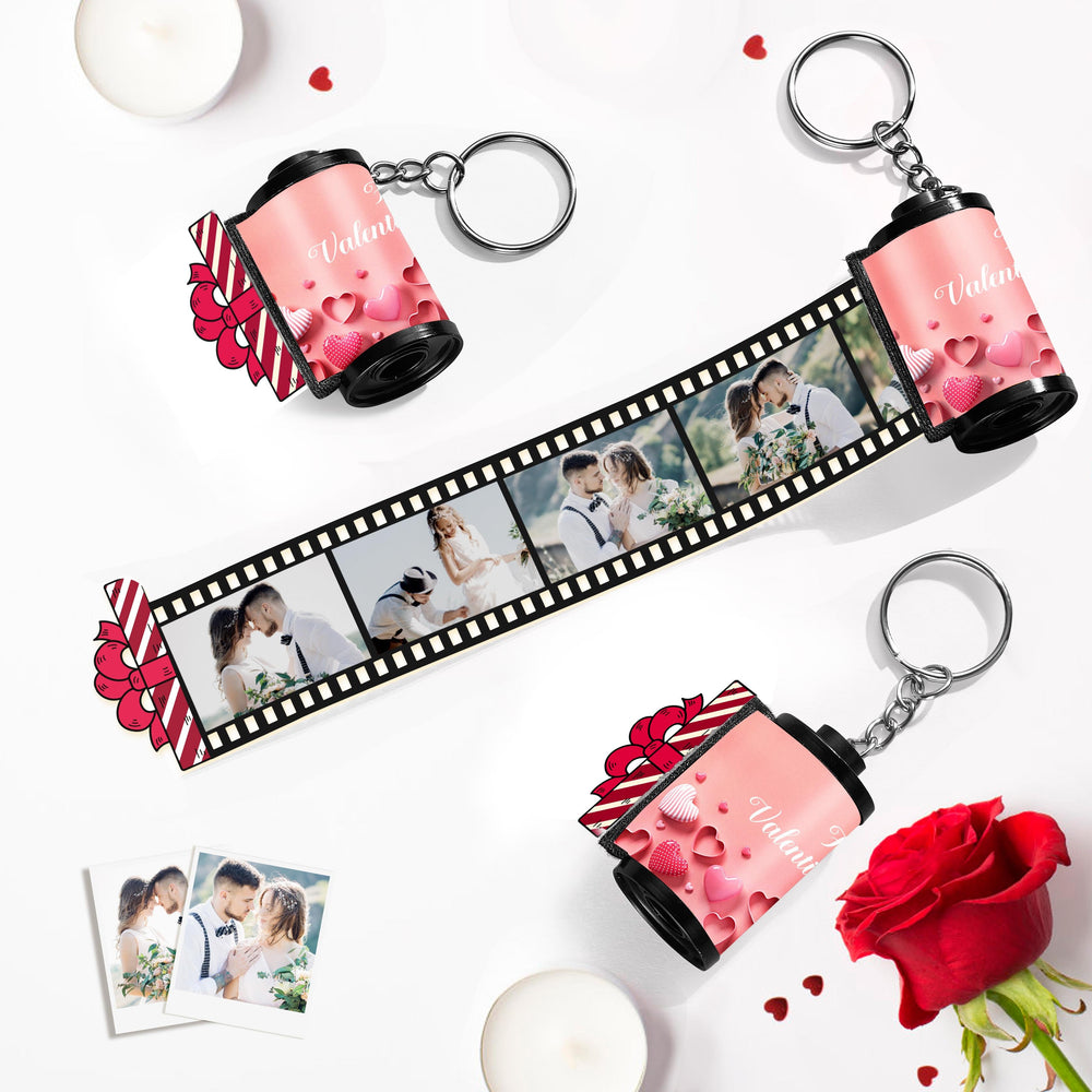 Custom Photo Film Roll Keychain Gift Box Decor Camera Keychain Valentine's  Day Gifts For Couples – Myphotokeyrings